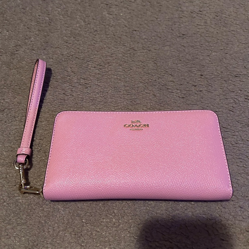Coach Long Zip Around Wallet